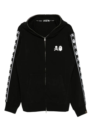 Mastermind Japan x Bape logo print hoodie - Black