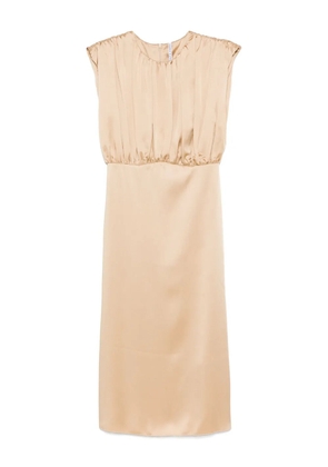 Liviana Conti sleeveless dress - Gold