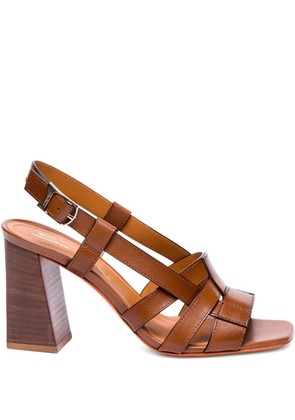 Santoni 80mm Venere sandals - Brown