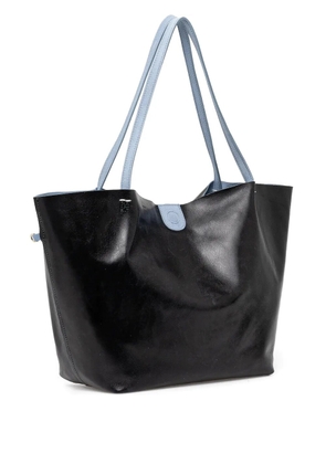 Patrizia Pepe embossed-logo tote bag - Blue