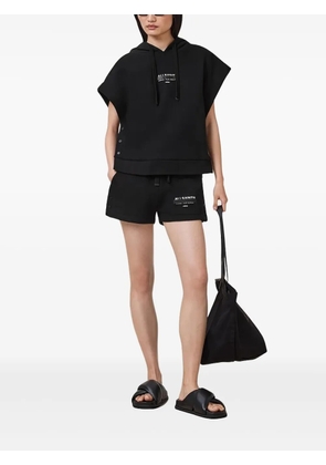 AllSaints Sorri Redact Logo hoodie - Black