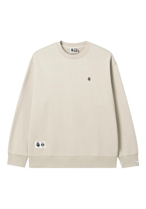 FINGERCROXX cotton sweatshirt - Neutrals