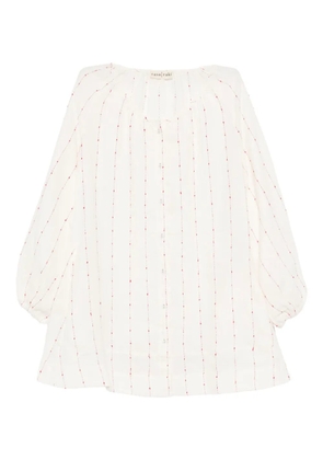 casa raki Nora dress - Neutrals