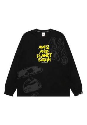 AAPE BY *A BATHING APE® long-sleeve T-shirt - Black