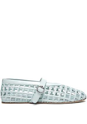 3juin Gwen cut-out strap ballet flats - Blue