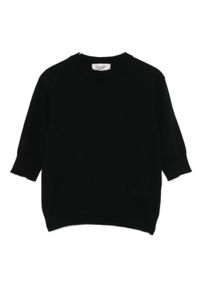 Pence short-sleeve knitted top - Black