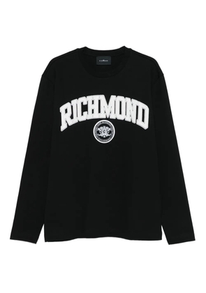 John Richmond logo-detail T-shirt - Black