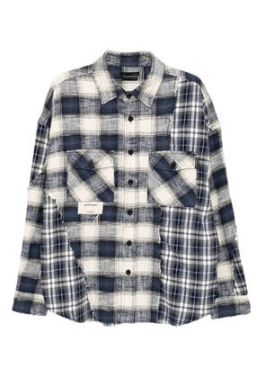 FIVE CM checked shirt - Blue