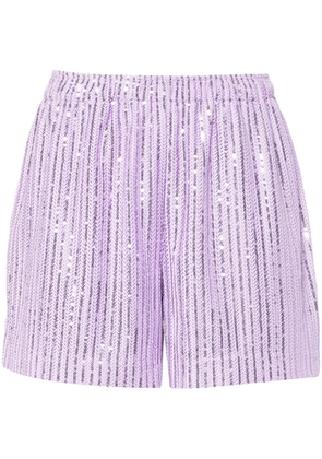 Stine Goya Sganne sequined shorts - Purple