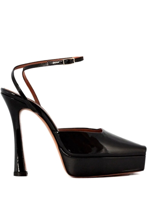 Castagna 120mm Vicky leather heeled pumps - Black