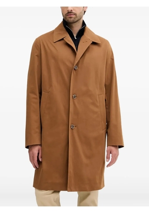 BOSS button-fastening coat - Brown