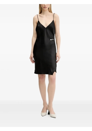 Karl Lagerfeld Jeans spaghetti-straps mini dress - Black