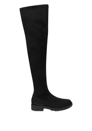 Love Moschino knee-high stretch boots - Black