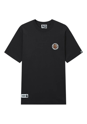 FINGERCROXX embroidered-logo T-shirt - Black