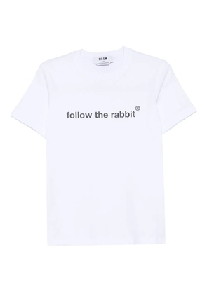 MSGM graphic-print T-shirt - White