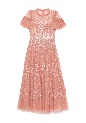 Needle & Thread sequin-embellished dress - Pink