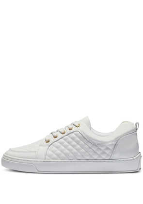 Leandro Lopes quilted leather sneakers - White