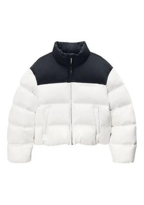 Alexander Wang cropped puffer jacket - White