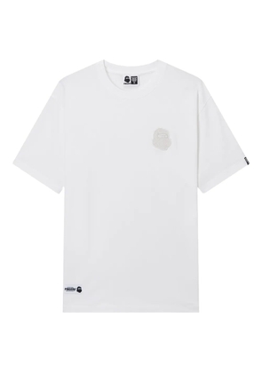 FINGERCROXX embroidered-logo T-shirt - White