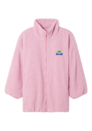 American Vintage Hoktown zip-up oversized jacket - Pink