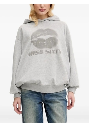 Miss Sixty lips print hoodie - Grey