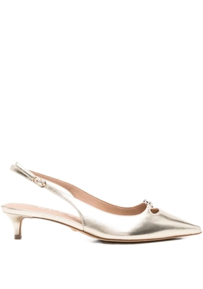 GUESS USA 40mm slingback pumps - Gold