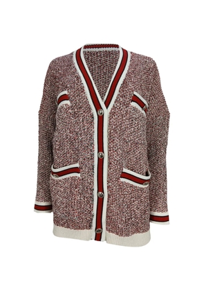 Maje button-fastening cardigan - Red