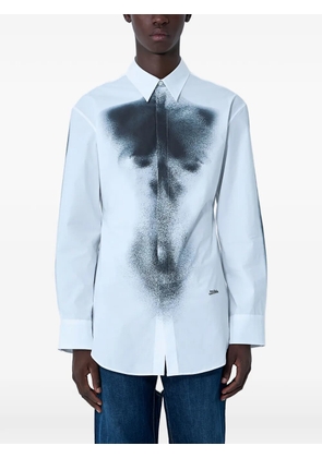 Jean Paul Gaultier print-detail button-fastening shirt - White