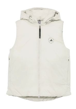 adidas by Stella McCartney hooded gilet - Neutrals