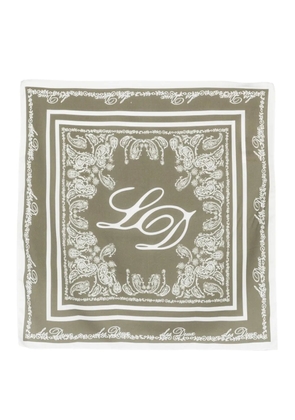 Les Deux paisley-print scarf - Green