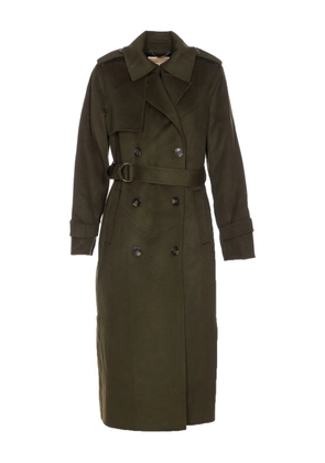 Michael Michael Kors double-breasted belted trench coat - Green