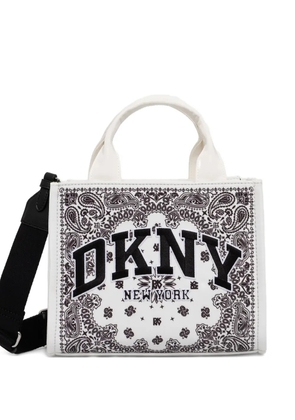 DKNY paisley-print tote bag - White