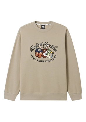FINGERCROXX graphic crew-neck sweatshirt - Neutrals