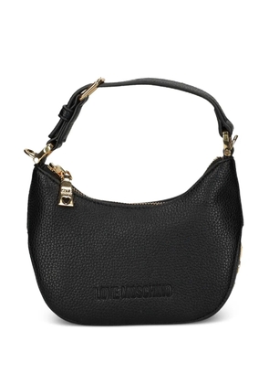 Love Moschino logo-detail shoulder bag - Black