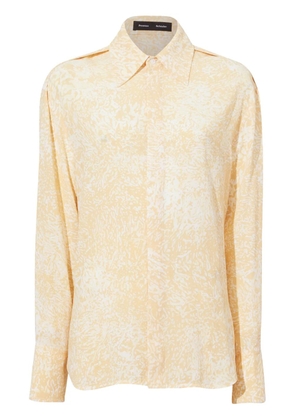 Proenza Schouler Norman abstract-pattern shirt - Yellow