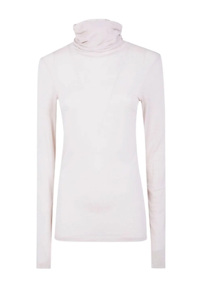 anne claire turtleneck long-sleeve sweater - Pink