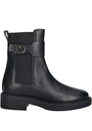 Furla New Legacy buckle-strap chelsea boots - Black