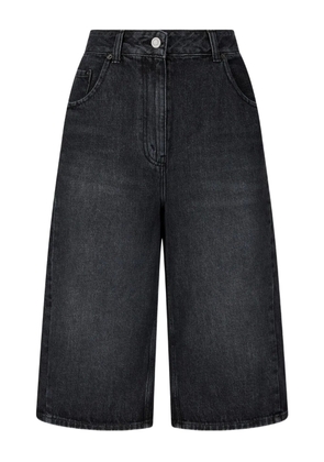 TOMBOY button-fastening denim pants - Black