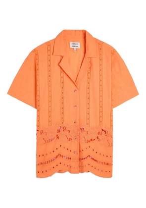 DAMSON MADDER Martina broderie shirt - Orange