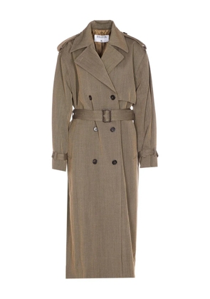 Filippa K double-breasted belted trench coat - Brown