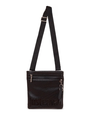 Just Cavalli logo-plaque shoulder bag - Brown