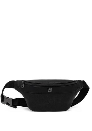 HUGO logo-detail belt bag - Black