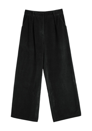 Chinti & Parker pleated corduroy trousers - Black