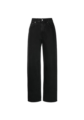 LouLou de Saison dark-wash wide-leg jeans - Black