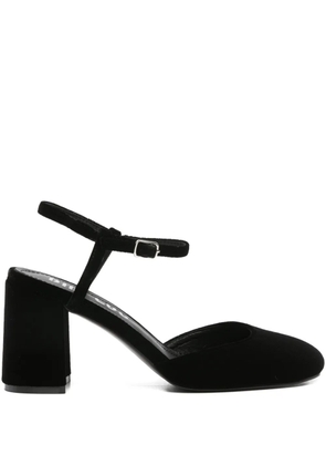 Bibi Lou 80mm ankle-strap block-heel pumps - Black