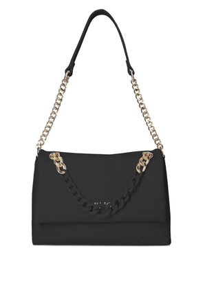 LIU JO medium logo-lettering cross body bag - Black