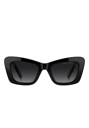 Marc Jacobs Eyewear logo-detail cat-eye sunglasses - Black
