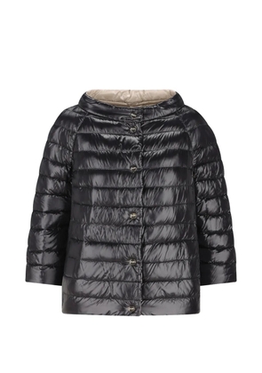 Herno button quilted jacket - Black