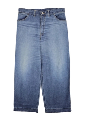 N.HOOLYWOOD faded-wash cotton denim jeans - Blue