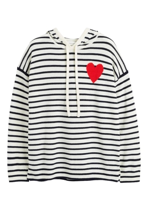 Chinti & Parker Breton Heart striped hoodie - Neutrals